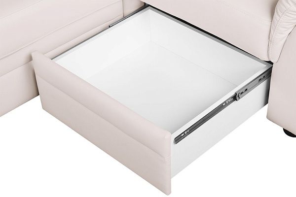 Диван Атлантик с тумбой Grann Madras Lotys White